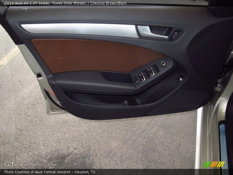 Cuvee Silver Metallic / Chestnut Brown/Black 2014 Audi A4 2.0T Sedan