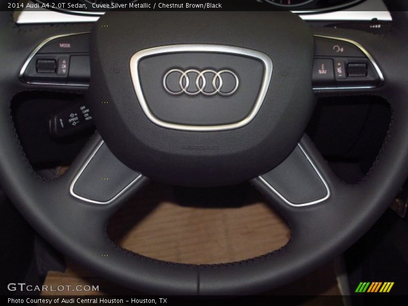 Cuvee Silver Metallic / Chestnut Brown/Black 2014 Audi A4 2.0T Sedan