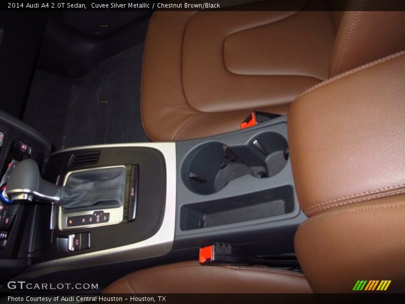 Cuvee Silver Metallic / Chestnut Brown/Black 2014 Audi A4 2.0T Sedan