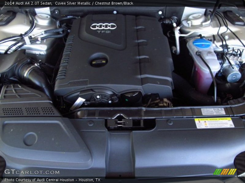 Cuvee Silver Metallic / Chestnut Brown/Black 2014 Audi A4 2.0T Sedan