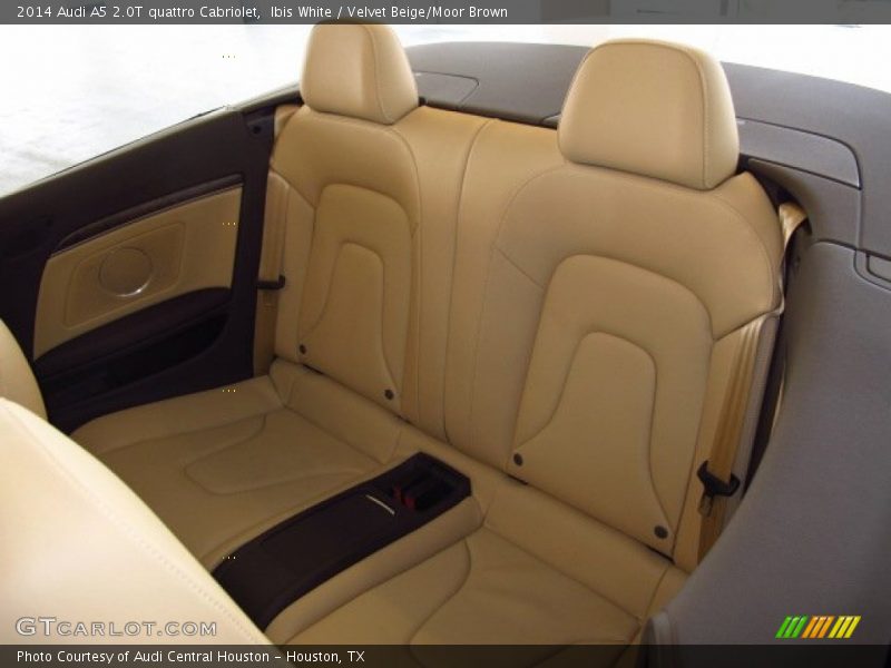 Ibis White / Velvet Beige/Moor Brown 2014 Audi A5 2.0T quattro Cabriolet