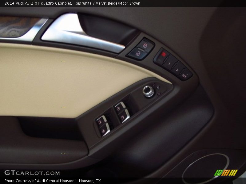 Ibis White / Velvet Beige/Moor Brown 2014 Audi A5 2.0T quattro Cabriolet
