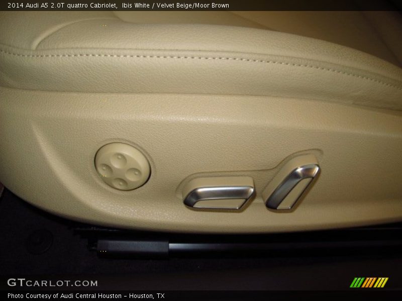 Ibis White / Velvet Beige/Moor Brown 2014 Audi A5 2.0T quattro Cabriolet