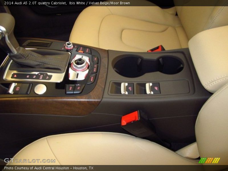 Ibis White / Velvet Beige/Moor Brown 2014 Audi A5 2.0T quattro Cabriolet