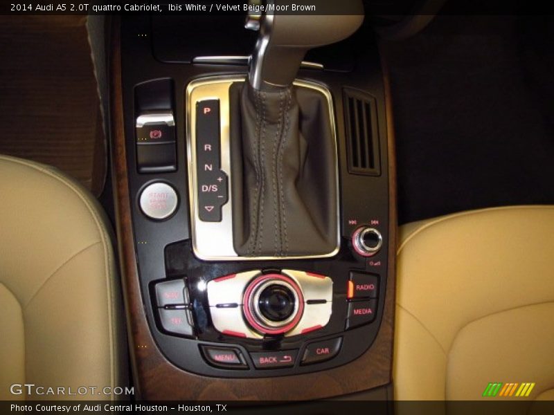 Ibis White / Velvet Beige/Moor Brown 2014 Audi A5 2.0T quattro Cabriolet