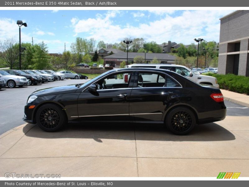 Black / Ash/Black 2011 Mercedes-Benz E 350 4Matic Sedan