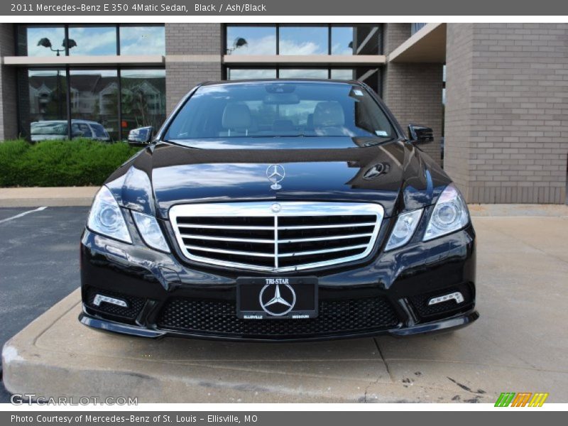 Black / Ash/Black 2011 Mercedes-Benz E 350 4Matic Sedan