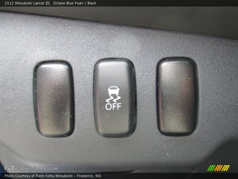 Octane Blue Pearl / Black 2012 Mitsubishi Lancer ES