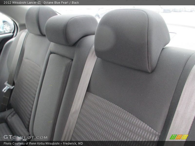 Octane Blue Pearl / Black 2012 Mitsubishi Lancer ES