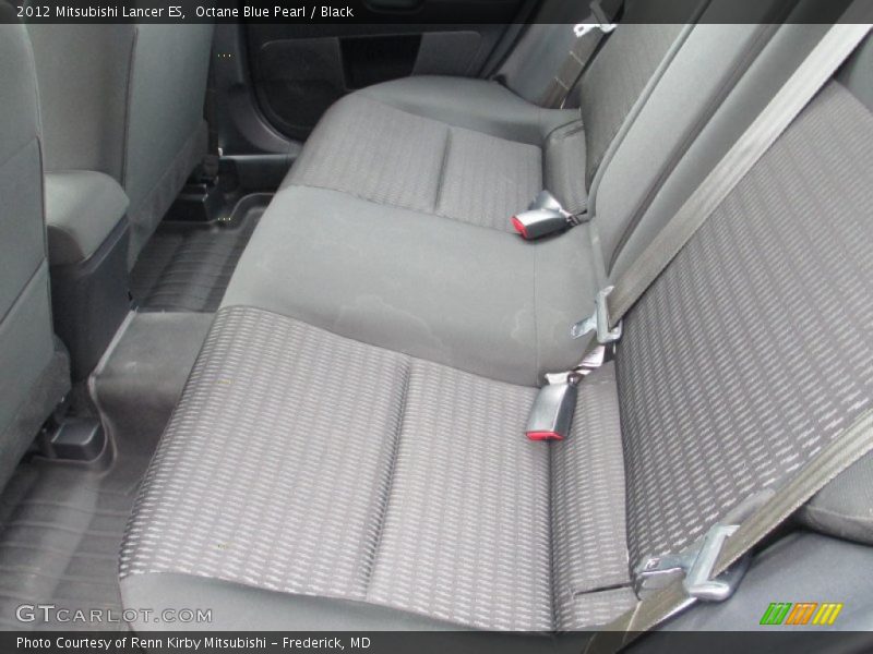 Octane Blue Pearl / Black 2012 Mitsubishi Lancer ES