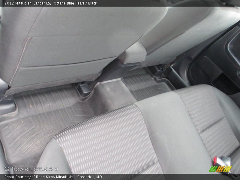 Octane Blue Pearl / Black 2012 Mitsubishi Lancer ES
