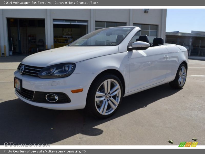 Candy White / Charcoal/Black 2014 Volkswagen Eos Executive