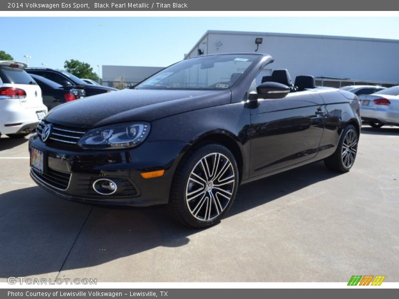Black Pearl Metallic / Titan Black 2014 Volkswagen Eos Sport