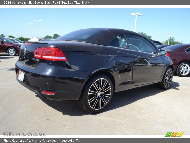 Black Pearl Metallic / Titan Black 2014 Volkswagen Eos Sport