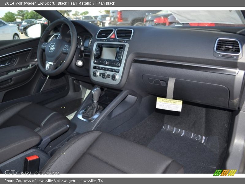 Black Pearl Metallic / Titan Black 2014 Volkswagen Eos Sport