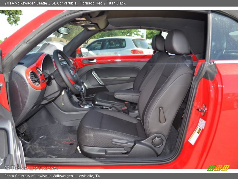 Tornado Red / Titan Black 2014 Volkswagen Beetle 2.5L Convertible
