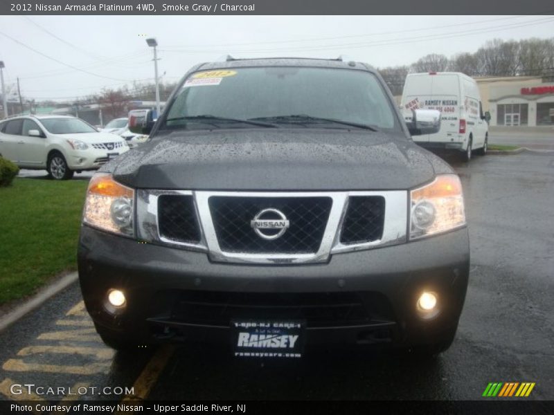 Smoke Gray / Charcoal 2012 Nissan Armada Platinum 4WD
