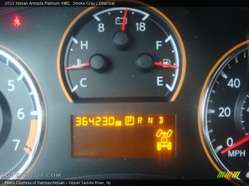Smoke Gray / Charcoal 2012 Nissan Armada Platinum 4WD