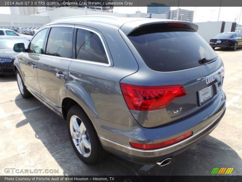 Graphite Gray Metallic / Limestone Gray 2014 Audi Q7 3.0 TFSI quattro