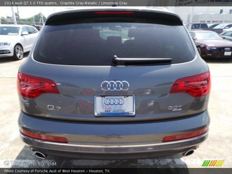 Graphite Gray Metallic / Limestone Gray 2014 Audi Q7 3.0 TFSI quattro