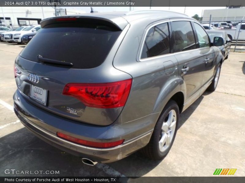 Graphite Gray Metallic / Limestone Gray 2014 Audi Q7 3.0 TFSI quattro