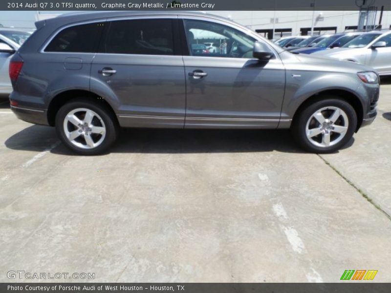 Graphite Gray Metallic / Limestone Gray 2014 Audi Q7 3.0 TFSI quattro