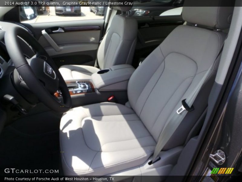 Graphite Gray Metallic / Limestone Gray 2014 Audi Q7 3.0 TFSI quattro