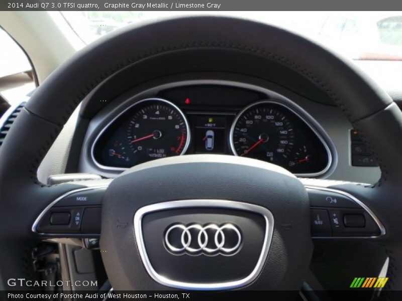 Graphite Gray Metallic / Limestone Gray 2014 Audi Q7 3.0 TFSI quattro