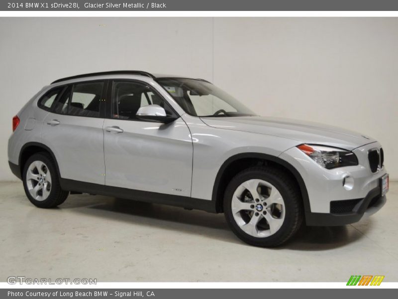 Glacier Silver Metallic / Black 2014 BMW X1 sDrive28i