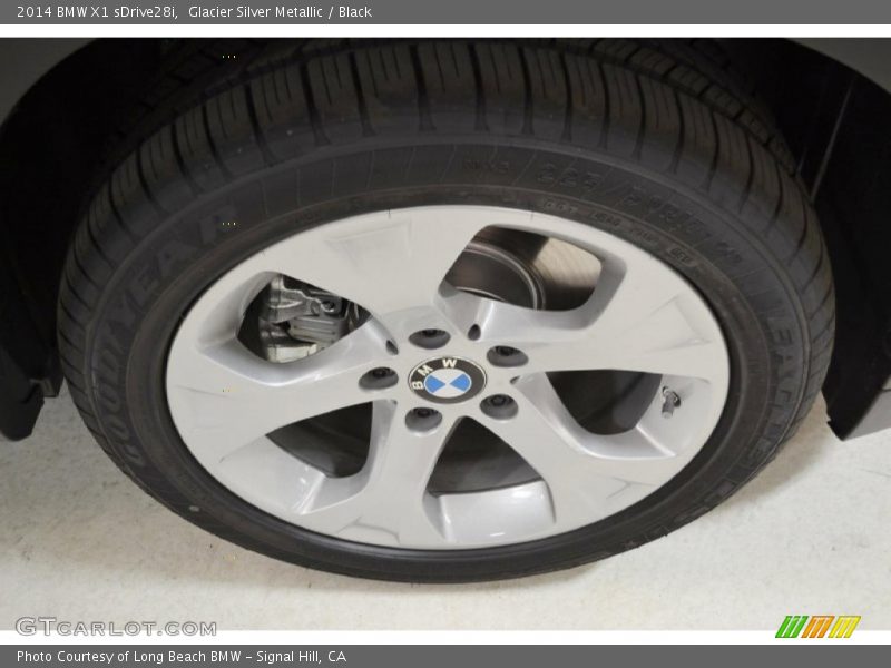 Glacier Silver Metallic / Black 2014 BMW X1 sDrive28i