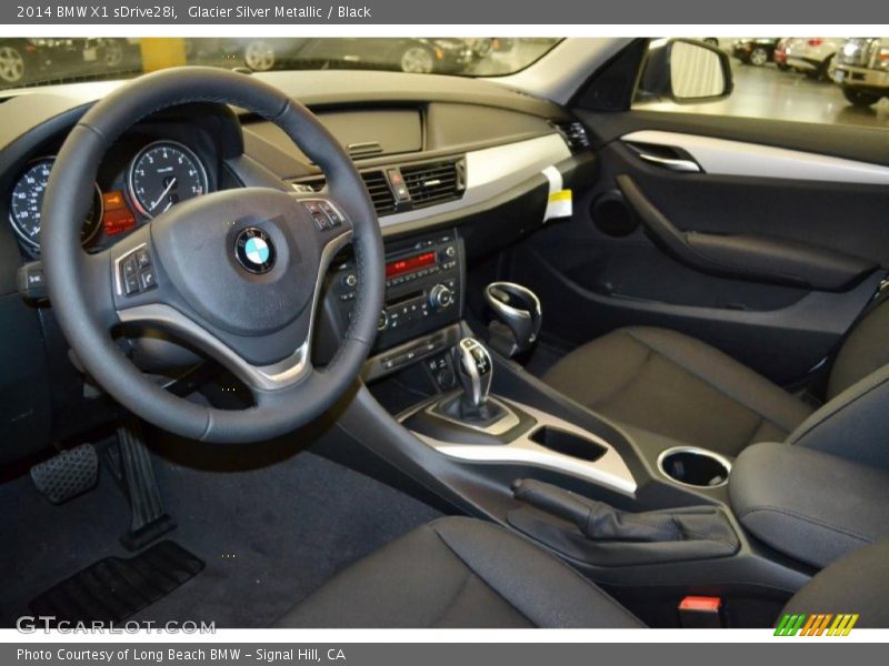 Glacier Silver Metallic / Black 2014 BMW X1 sDrive28i