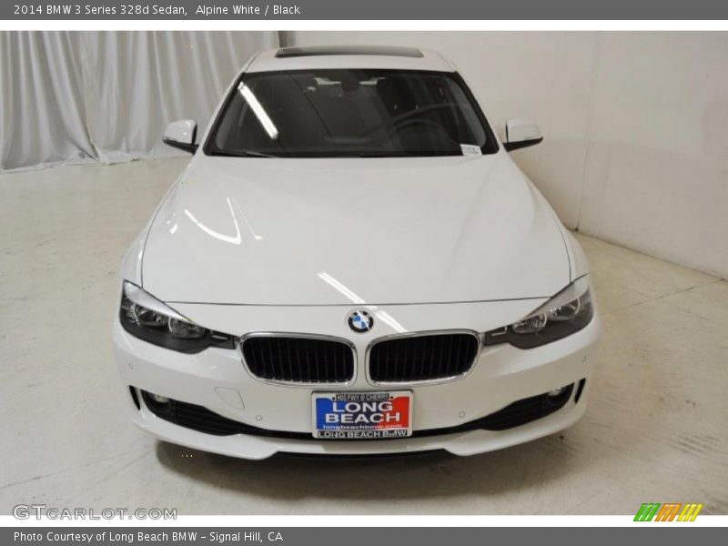 Alpine White / Black 2014 BMW 3 Series 328d Sedan