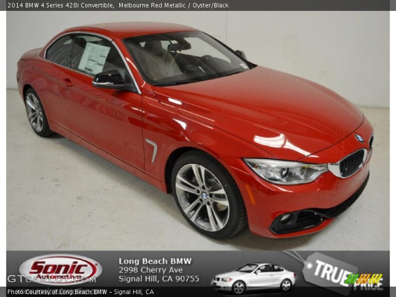 Melbourne Red Metallic / Oyster/Black 2014 BMW 4 Series 428i Convertible