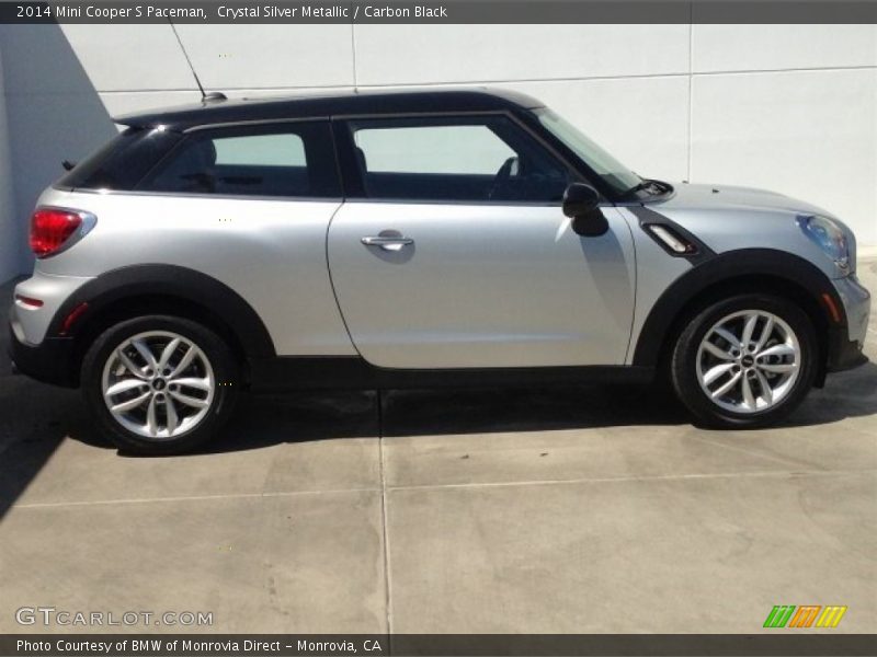 Crystal Silver Metallic / Carbon Black 2014 Mini Cooper S Paceman