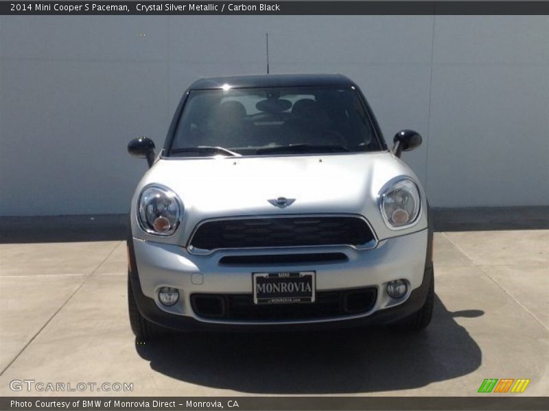 Crystal Silver Metallic / Carbon Black 2014 Mini Cooper S Paceman