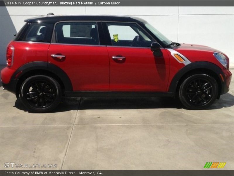 Blazing Red Metallic / Carbon Black 2014 Mini Cooper Countryman