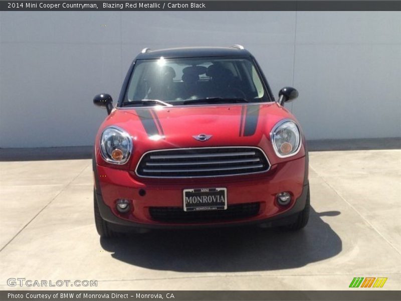 Blazing Red Metallic / Carbon Black 2014 Mini Cooper Countryman