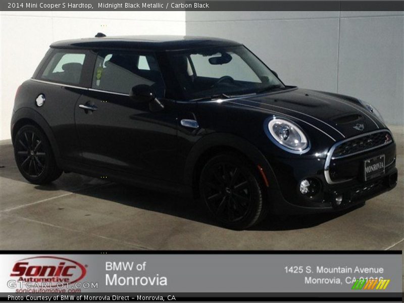 Midnight Black Metallic / Carbon Black 2014 Mini Cooper S Hardtop