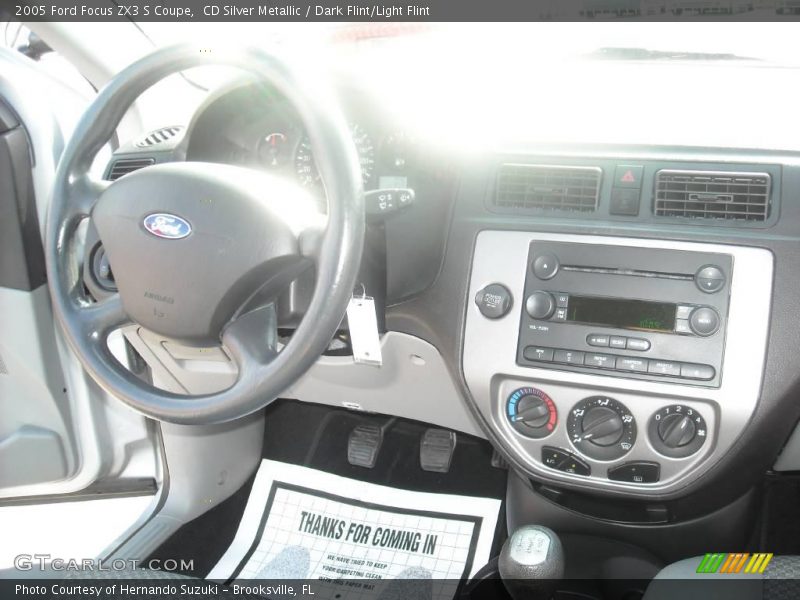 CD Silver Metallic / Dark Flint/Light Flint 2005 Ford Focus ZX3 S Coupe