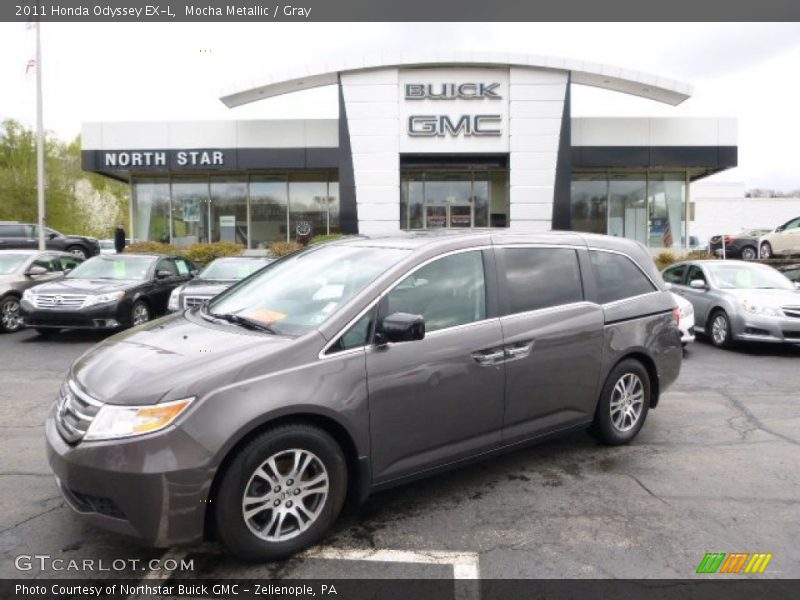 Mocha Metallic / Gray 2011 Honda Odyssey EX-L