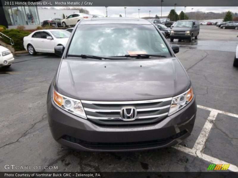 Mocha Metallic / Gray 2011 Honda Odyssey EX-L