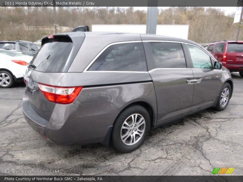 Mocha Metallic / Gray 2011 Honda Odyssey EX-L