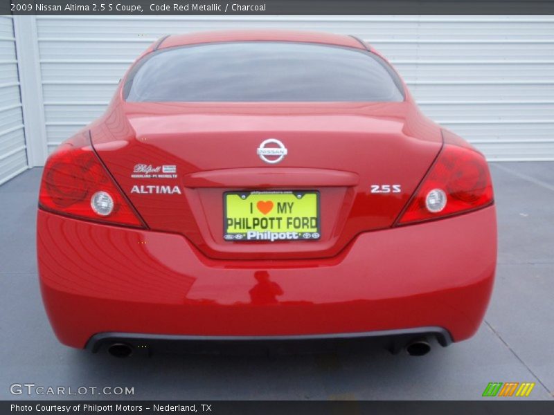 Code Red Metallic / Charcoal 2009 Nissan Altima 2.5 S Coupe