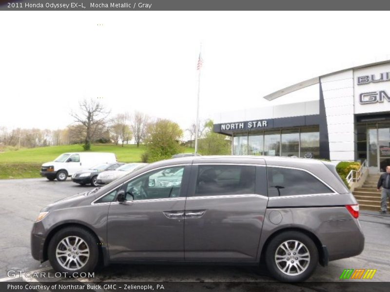 Mocha Metallic / Gray 2011 Honda Odyssey EX-L