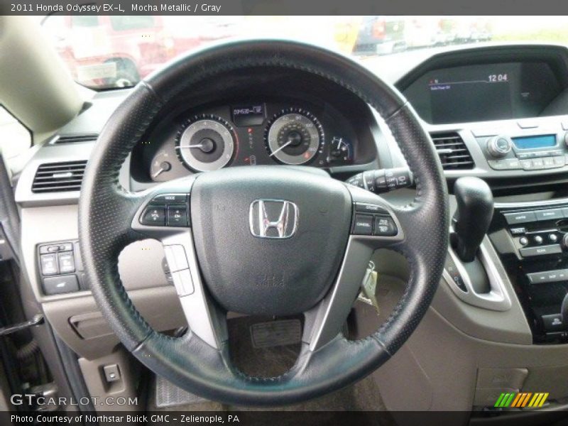 Mocha Metallic / Gray 2011 Honda Odyssey EX-L