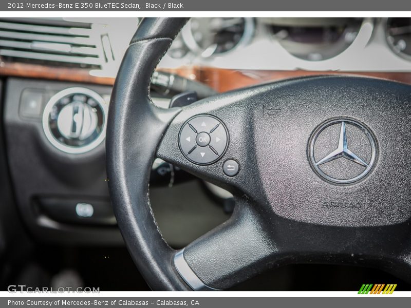 Black / Black 2012 Mercedes-Benz E 350 BlueTEC Sedan