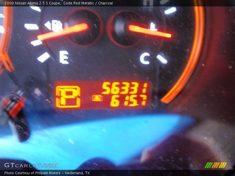 Code Red Metallic / Charcoal 2009 Nissan Altima 2.5 S Coupe