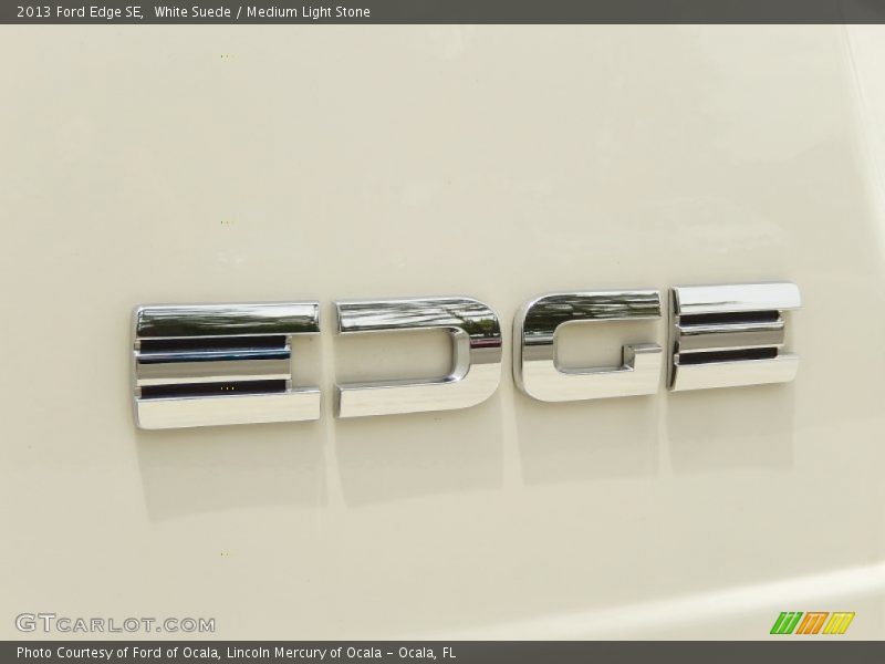 White Suede / Medium Light Stone 2013 Ford Edge SE