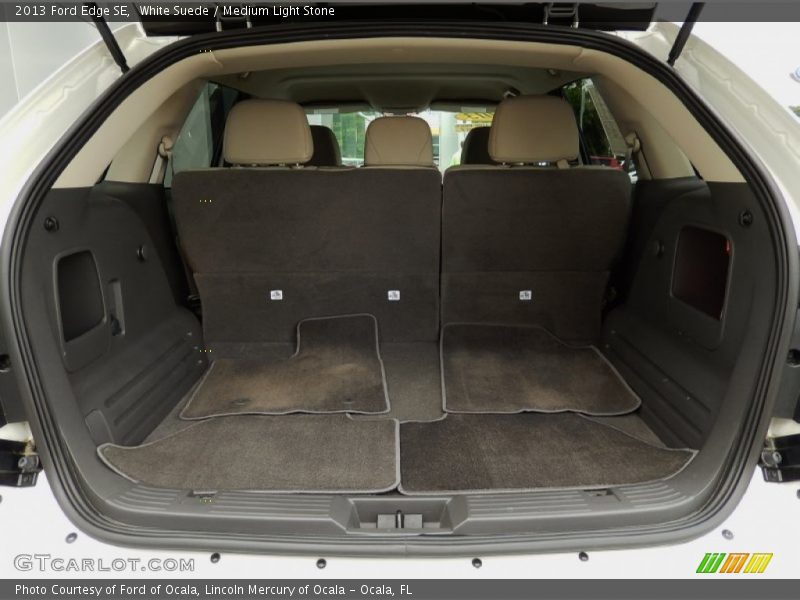 White Suede / Medium Light Stone 2013 Ford Edge SE