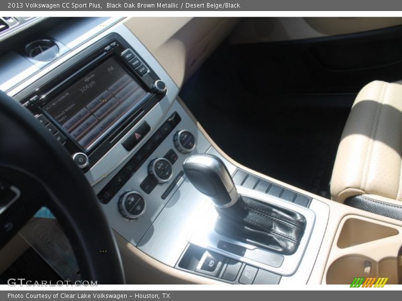 Black Oak Brown Metallic / Desert Beige/Black 2013 Volkswagen CC Sport Plus